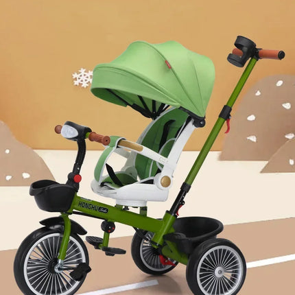 Nuevo Cochecito de bebé multifuncional 4 en 1 con cochecito de niño giratorio y reclinable de 1 a 6 años