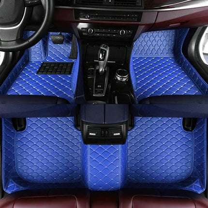Alfombrillas de Coche de Cuero para SEAT Ibiza Mk3 6L (2002-2008) – Alfombrillas para Pies de Vehículo, Protección Duradera y Estilo Elegante