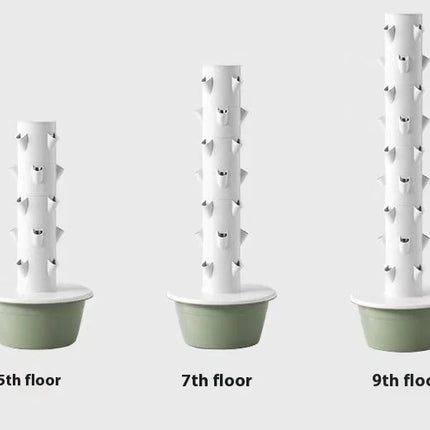 Torre hidropónica Vertical, macetero inteligente de verduras, columna de plantación de vegetales, equipo de cultivo sin suelo