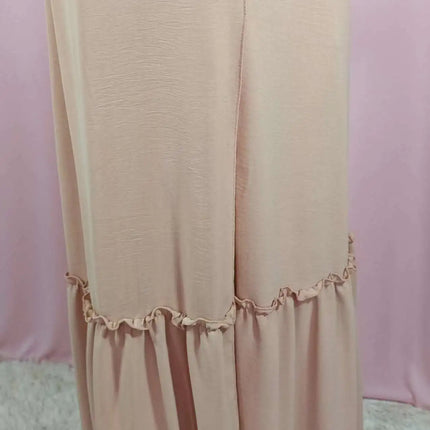 Vestido de sesión de fotos de maternidad: vestido sexy con hombros descubiertos, mangas abullonadas juguetonas y ropa con abertura para piernas para fotografía de mujeres embarazadas