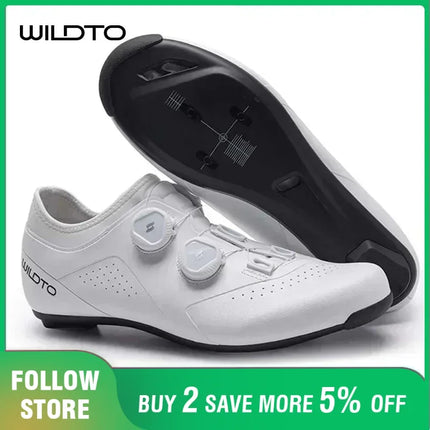 Zapatos de ciclismo WILDTO, zapatos de bicicleta de carretera para hombre, velocidad plana, nueva dureza9, zapatillas de ciclismo profesionales de fibra de vidrio, calzado con tacos SPD