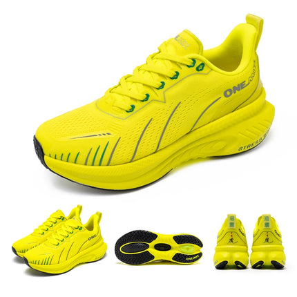 ¡Novedad de ONEMIX! Zapatillas de correr para hombre, zapatillas deportivas antideslizantes para mujer