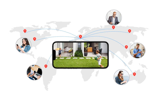 H.view 8CH 5mp cámara inalámbrica Wifi sistema de seguridad cámara CCTV Kit de videovigilancia NVR interior exterior Audio bidireccional Xmeye