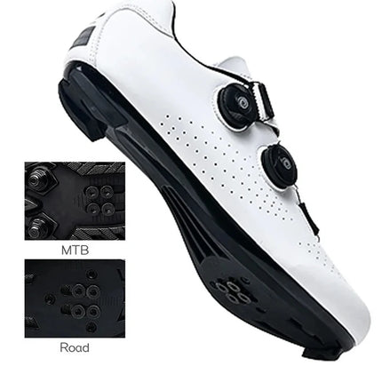 Zapatillas de ciclismo MTB para hombre, botas deportivas para bicicleta de carretera, zapatillas planas de velocidad de carreras, calzado para bicicleta de montaña, zapatos de ciclismo con Pedal Spd