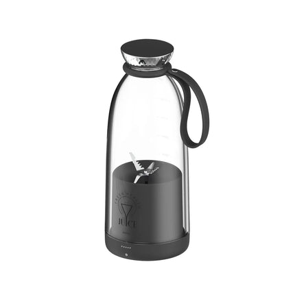 Exprimidor portátil de 500ml, mezclador de frutas inalámbrico recargable, botella de jugo fresco, licuadora, 6 cuchillas, batido de alimentos, taza trituradora de hielo, 2400mAh