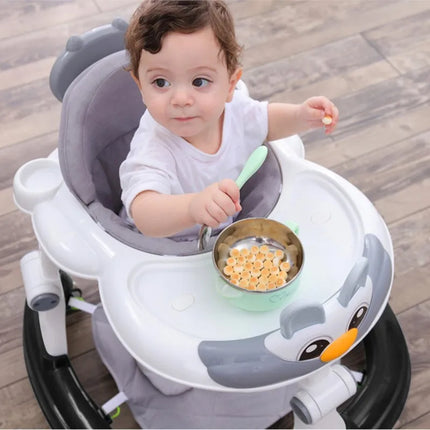Andadores de bebé plegables LazyChild con rueda Universal, andador multifunción antideslizante y antideslizante, carrito de mano, andador de inicio de aprendizaje