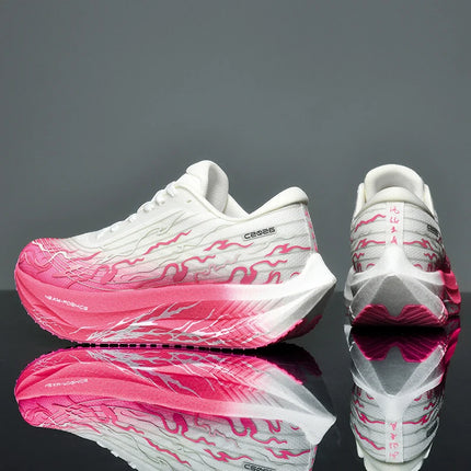 Zapatillas de correr con placa de carbono MIX 5,0 para hombres y mujeres, zapatillas de entrenamiento de absorción de impacto con rebote estable para carreras de maratón