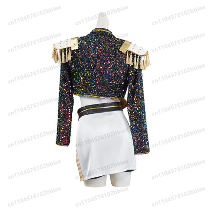 Disfraz de cazadores de demonios kpop para niños, disfraz de rumi para niñas, impresiones de rol de película, disfraces de Cosplay, disfraces de fiesta de Carnaval, conjunto Huntrix 2026