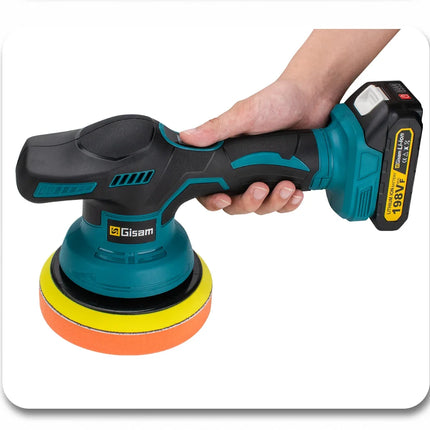 Gisam 8Gear Pulidora Digital Inalámbrica para Auto