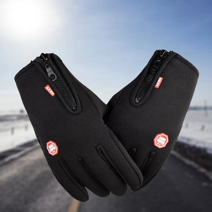 Guantes Cálidos Impermeables de Invierno – A Prueba de Viento y con Pantalla Táctil para Hombres y Mujeres