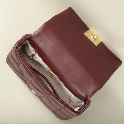 PG moda clásica Retro bolso nuevo de hombro para mujer letra Material PU fiesta bolso cruzado multifuncional nuevo diseño 2025