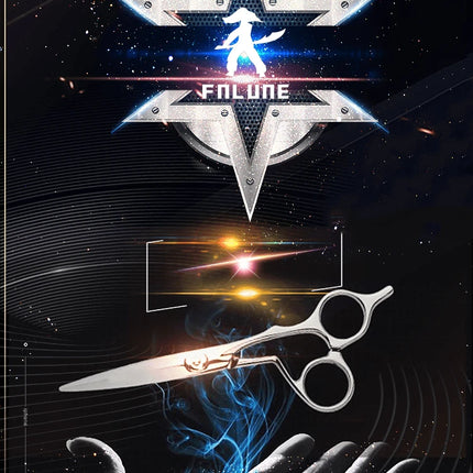 FnLune 6,0 tornillo superior tijeras profesionales de peluquería corte accesorios de peluquero corte de pelo tijeras de herramientas de peluquería