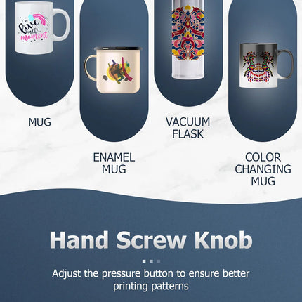 Prensa de calor para tazas XLJ, máquina de sublimación de vasos de 11oz, 110V/220V, impresión de tazas DIY para tazas recubiertas en blanco