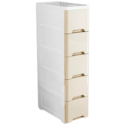 Gabinete de Almacenamiento Múltiple Compacto – Estante Multicapa para Baño y Cocina