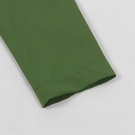 Conjunto de chaqueta larga X de manga larga para mujer, abrigo + traje de pantalón largo, ropa de calle de primavera 2025, conjunto de dos piezas, trajes de trabajo de África OL