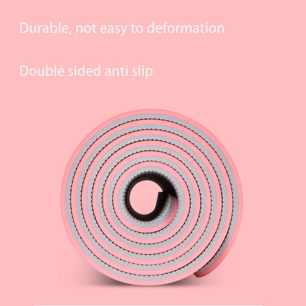 Esterilla de TPE para yoga, esterilla ecológica con correa, profesional esterilla antideslizante para entrenamiento en casa, Pilates para mujer
