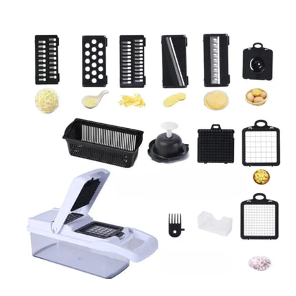 2025 New Grate Food Chopper Vegetable Slicer Kitchen Items Multifunctional Dicer Cut Vegetable Chopper Handle Food