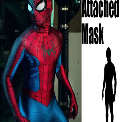Halloween hombres araña Cosplay No Way Home Swing disfraz superhéroe Zentai traje adultos hombre mono completo mono
