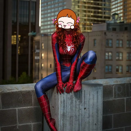 Mujer niñas PS4 juego Spiderman superhéroe Cosplay disfraz Halloween mono Zentai traje adulto mono
