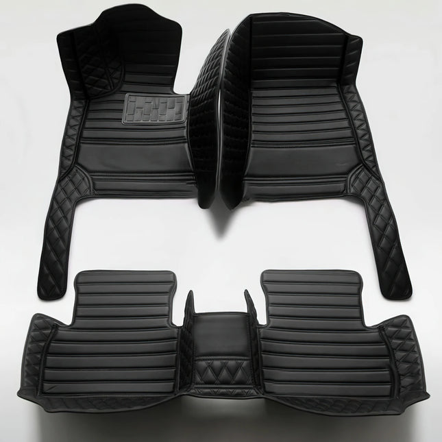 Alfombrillas de Coche de Cuero para SEAT Ibiza Mk3 6L (2002-2008) – Alfombrillas para Pies de Vehículo, Protección Duradera y Estilo Elegante
