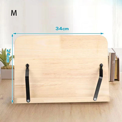 Bandeja de Soporte de Libros Ajustable y Portátil – Clips de Página para Lectura y Cocina