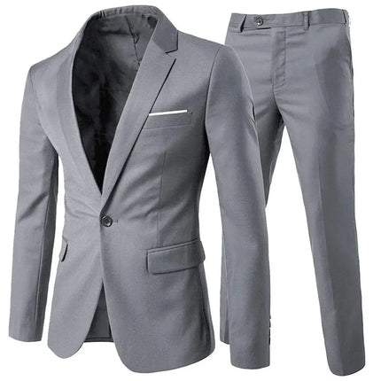 Trajes elegantes para hombre para boda, 3 piezas, 2 conjuntos de chaquetas, chaleco, pantalones, Blazers, traje clásico de negocios, traje Formal completo 2024