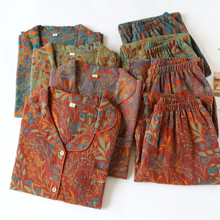 2026 Nuevo Conjunto de Pijama para Mujer – Primavera y Otoño