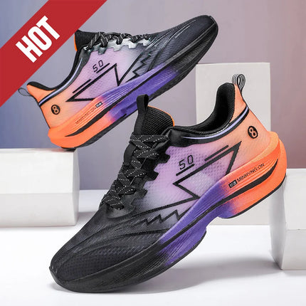 Zapatillas profesionales para correr CarbonBoard Marathon para hombre, deportivas, Tenis ligeros para mujer, cómodas zapatillas deportivas antideslizantes