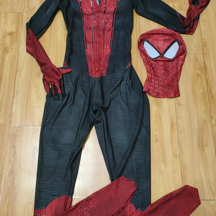 El increíble disfraz de Spiderman TASM 1, traje de superhéroe de LICRA Zentai, Garfield, increíbles trajes de araña, disfraz de Halloween