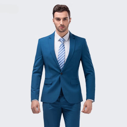 Trajes para hombre elegante boda 2 piezas conjunto chaquetas pantalones Blazers traje Formal ajustado moda negocios clásico 2025 disfraz