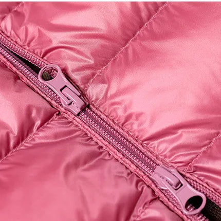 Haze Blue Chaqueta larga liviana para mujer, abrigo de manga larga con capucha, talla asiática M-7XL, Parkas disponibles en rojo, negro, azul y morado