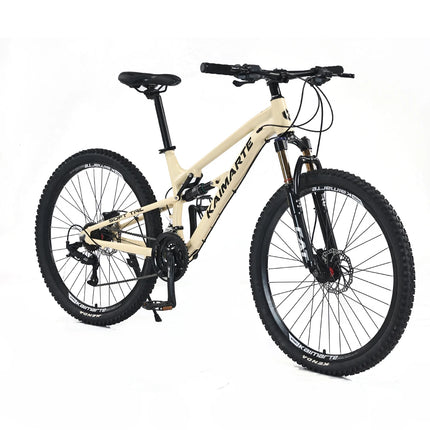 Bicicleta de montaña con suspensión total de 27,5" Bicicleta de carreras para adultos de 24 velocidades Bicicleta de montaña