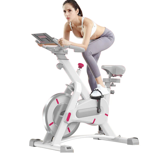 Bicicleta Spinning Bicicleta Estática De Casa Ultrasilenciosa Para Ejercicio En Interiores, Equipo Deportivo De Entrenamiento, Carga Máxima De 120kg, Bicicleta Con Volante Estacionario Para Fitness Con