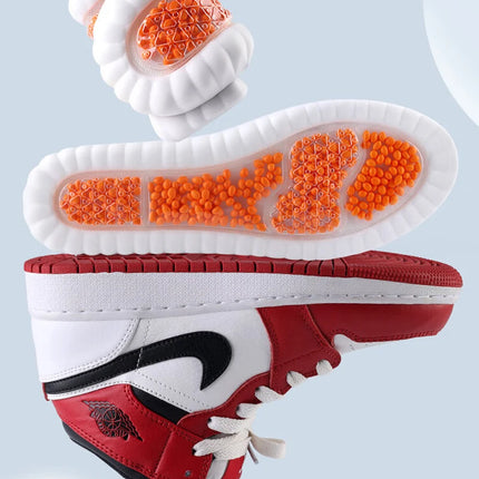 Nuevo cojín de plantilla deportiva de látex, plantillas cómodas para fascitis Plantar para pies, hombre y mujer, suela de zapato ortopédico, accesorios para correr