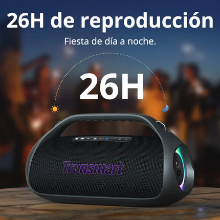 Tronsmart Bang 2 Bocina Bluetooth de 90 W con claridad de 2,1 canales, 26 horas de reproducción, audio claro de 105 dB, altavoces Snyc 100