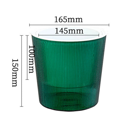 Maceta de flores perezosa, maceta hidropónica automática absorbente de agua, maceta de plástico transparente de doble capa, maceta de riego para el hogar