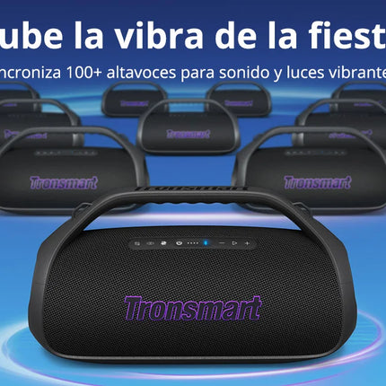 Tronsmart Bang 2 Bocina Bluetooth de 90 W con claridad de 2,1 canales, 26 horas de reproducción, audio claro de 105 dB, altavoces Snyc 100