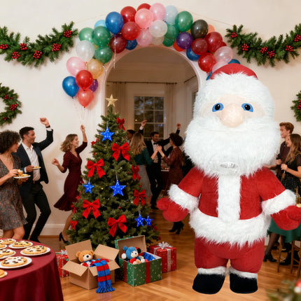SAYGO-Disfraz inflable de Papá Noel, muñeco de nieve, mascota, disfraz de adulto, disfraz de mascota kawaii para fiesta de Navidad, disfraces de Carnaval