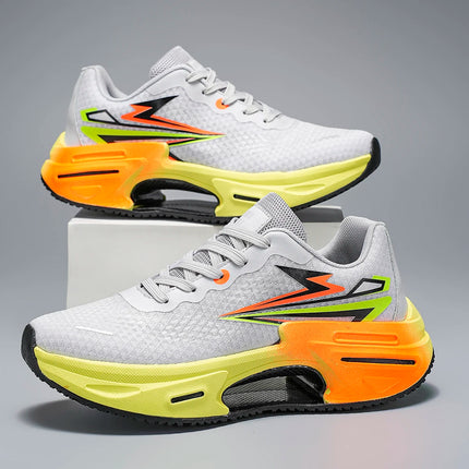 Zapatillas para correr Air Cushion especialidad maratón hombres deportes transpirables ligeros mujeres cómodas zapatillas deportivas antideslizantes ﻿