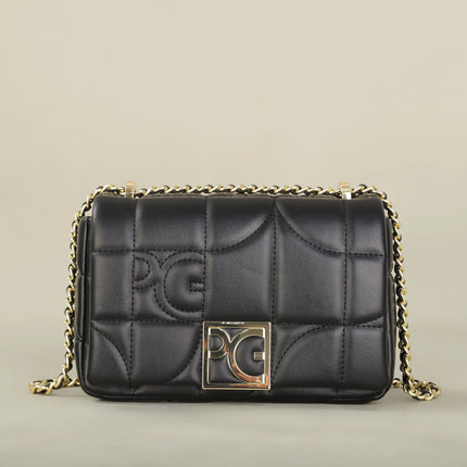 PG moda clásica Retro bolso nuevo de hombro para mujer letra Material PU fiesta bolso cruzado multifuncional nuevo diseño 2025