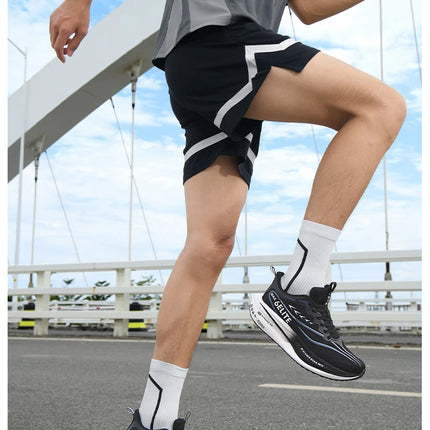 Zapatillas fluorescentes para correr CarbonBoard Marathon, deportivas para hombre, transpirables, cómodas zapatillas deportivas para mujer, suaves y resistentes al desgaste