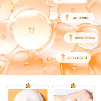 SADOER loción corporal con vitamina C, crema hidratante para el cuidado del cuerpo de las axilas, nutritiva, antisecado, cremas exfoliantes suaves y tiernas, cuidado de la piel