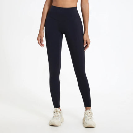 Hearuisavy-mallas de cintura alta de telas súper suaves, pantalones de Yoga para gimnasio de secado rápido, mallas de entrenamiento para correr, mallas deportivas de realce para mujer