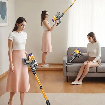MPQU-aspiradora de mano inalámbrica V18, 550W, succión de 55kPa, batería extraíble, 3 modos de alimentación, escoba eléctrica