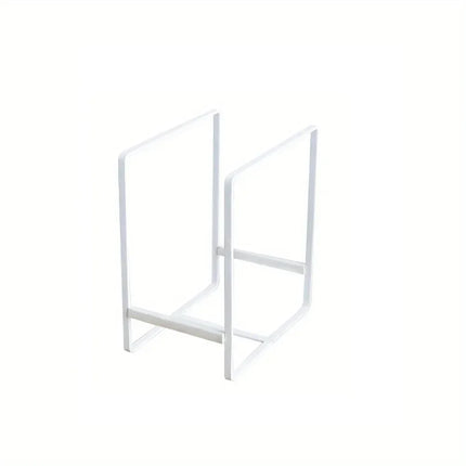 Soporte Vertical de Acero Inoxidable para Cocina – Organizador de Platos, Tazones y Tazas