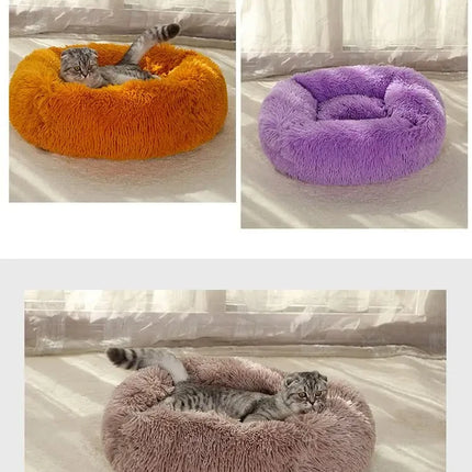 Cama rectangular de felpa para perros, estera cálida de invierno, cama para perros y gatos pequeños, medianos y grandes, perrera, cojín para gatos, accesorios para sofá para mascotas
