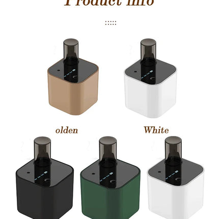 Difusor de Aroma de aceite esencial puro recargable, nebulizador de fragancia sin agua portátil USB de aire fresco para el hogar y la Oficina