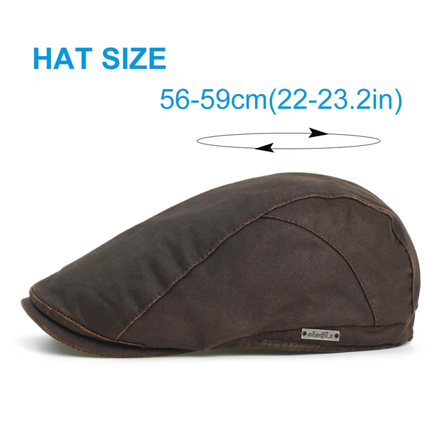 Invierno otoño moda Newsboy Cap hombres mujeres cálido Vintage Casual boinas Gatsby sombrero plano gorra con visera ajustable