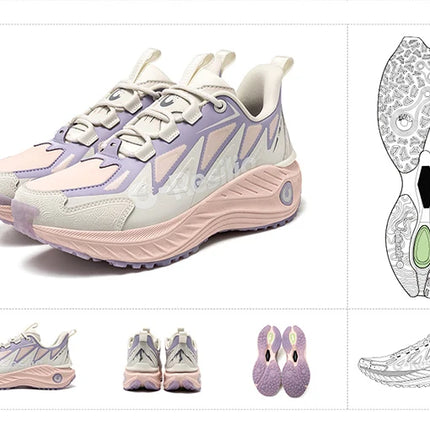 ONEMIX, zapatillas para correr de montaña para hombre, zapatillas de deporte de cuero antideslizantes usables, zapatillas deportivas estables todoterreno, zapatillas para caminar al aire libre