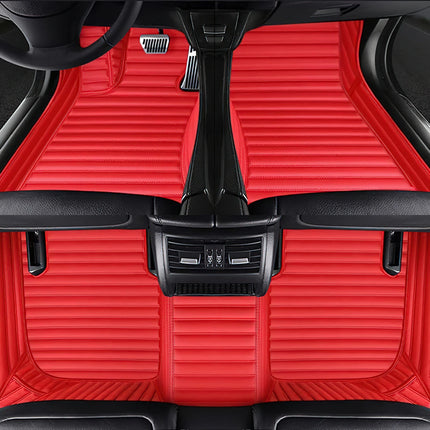 Alfombrillas de Coche de Cuero para SEAT Ibiza Mk3 6L (2002-2008) – Alfombrillas para Pies de Vehículo, Protección Duradera y Estilo Elegante